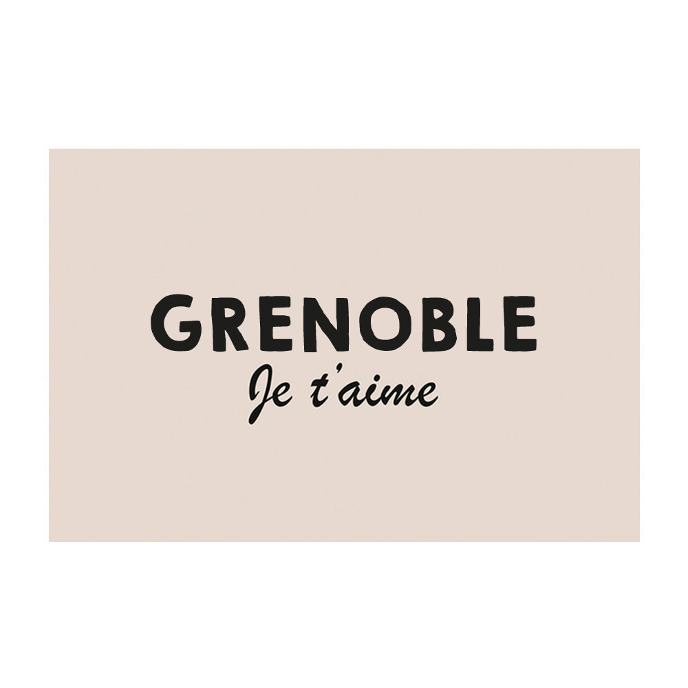 Avio Beige personalized vinyl rug