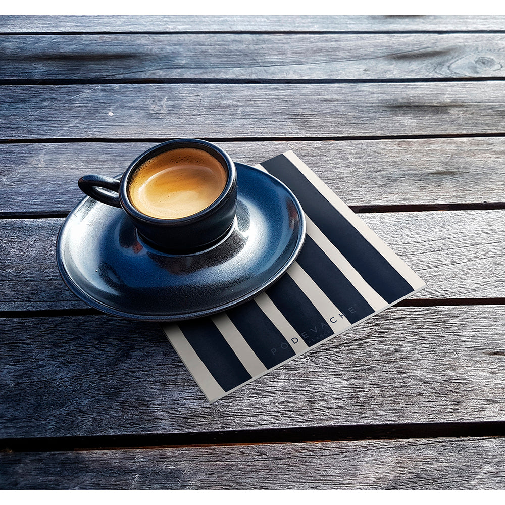 Lot de 6 dessous de verre vinyle Agria