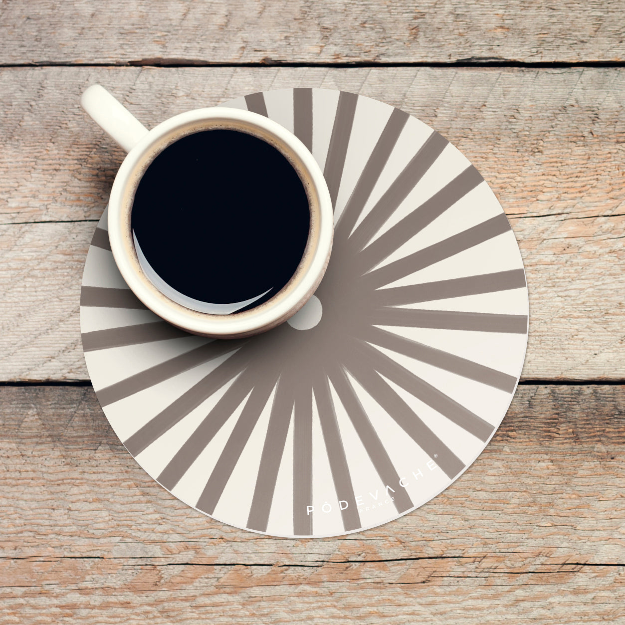 Lot de 6 dessous de verre vinyle Jaru