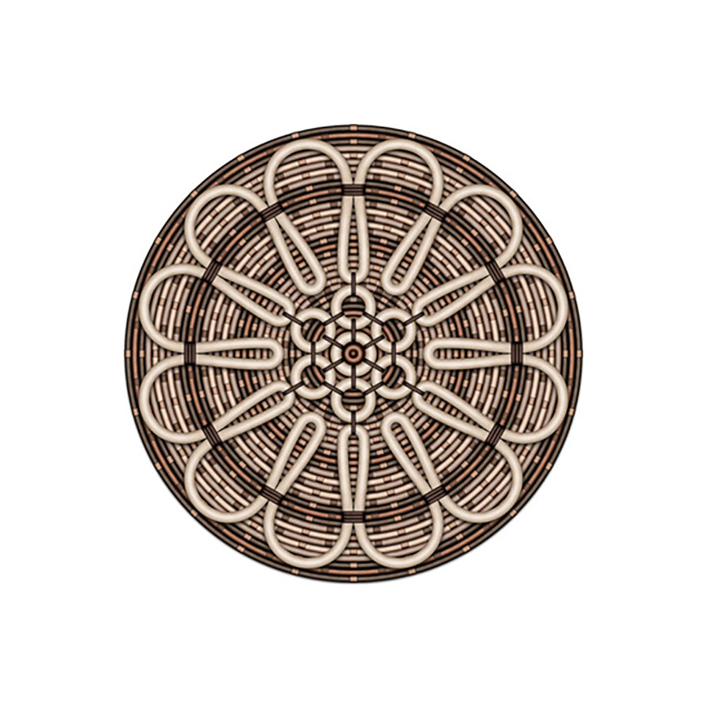 Lot de 6 dessous de verre vinyle Kika