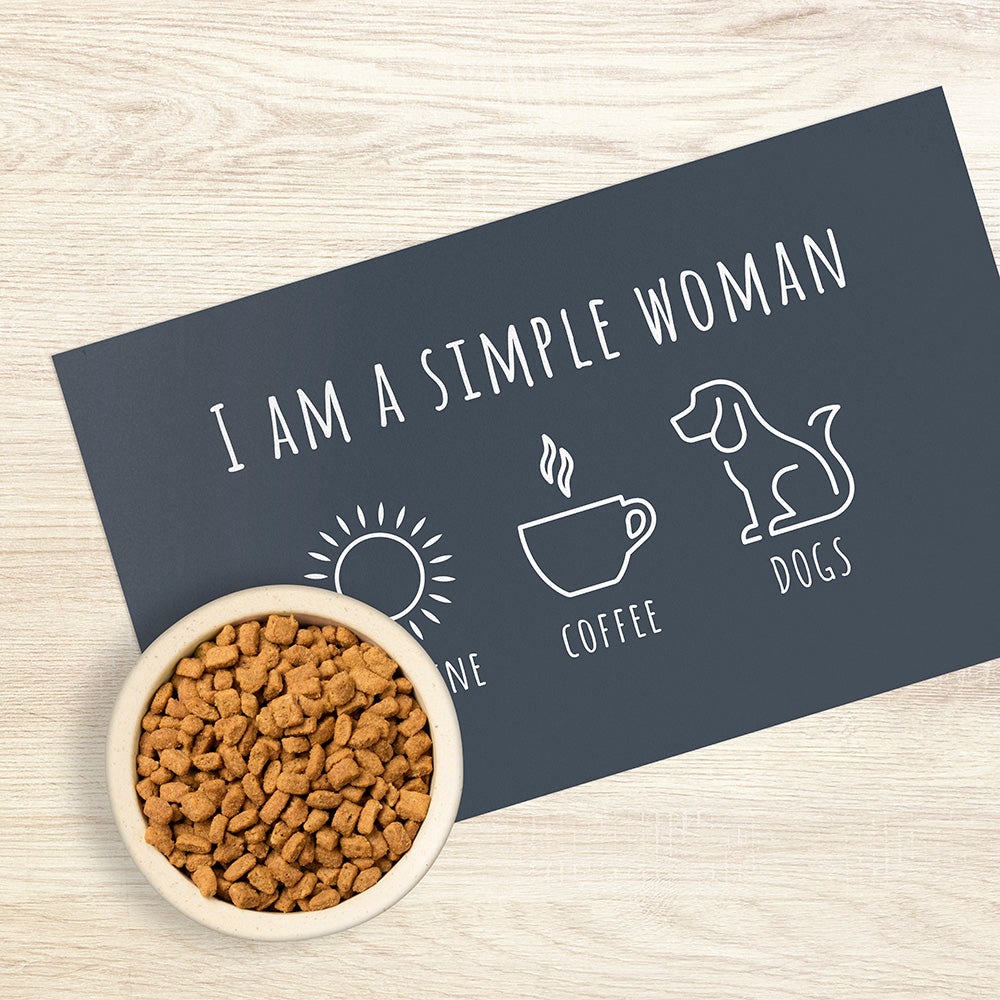 Tapis gamelle vinyle Woman