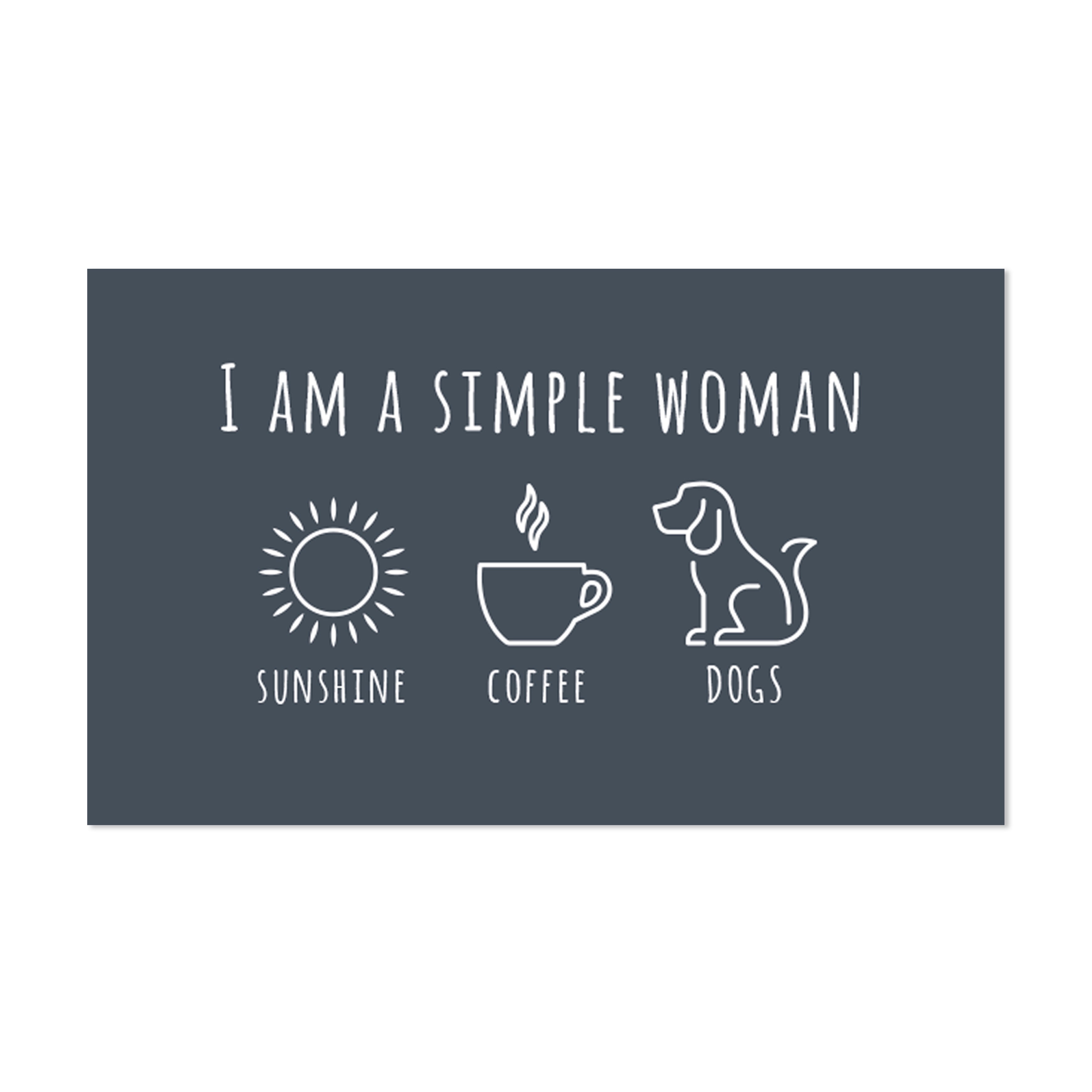 Tapis gamelle vinyle Woman