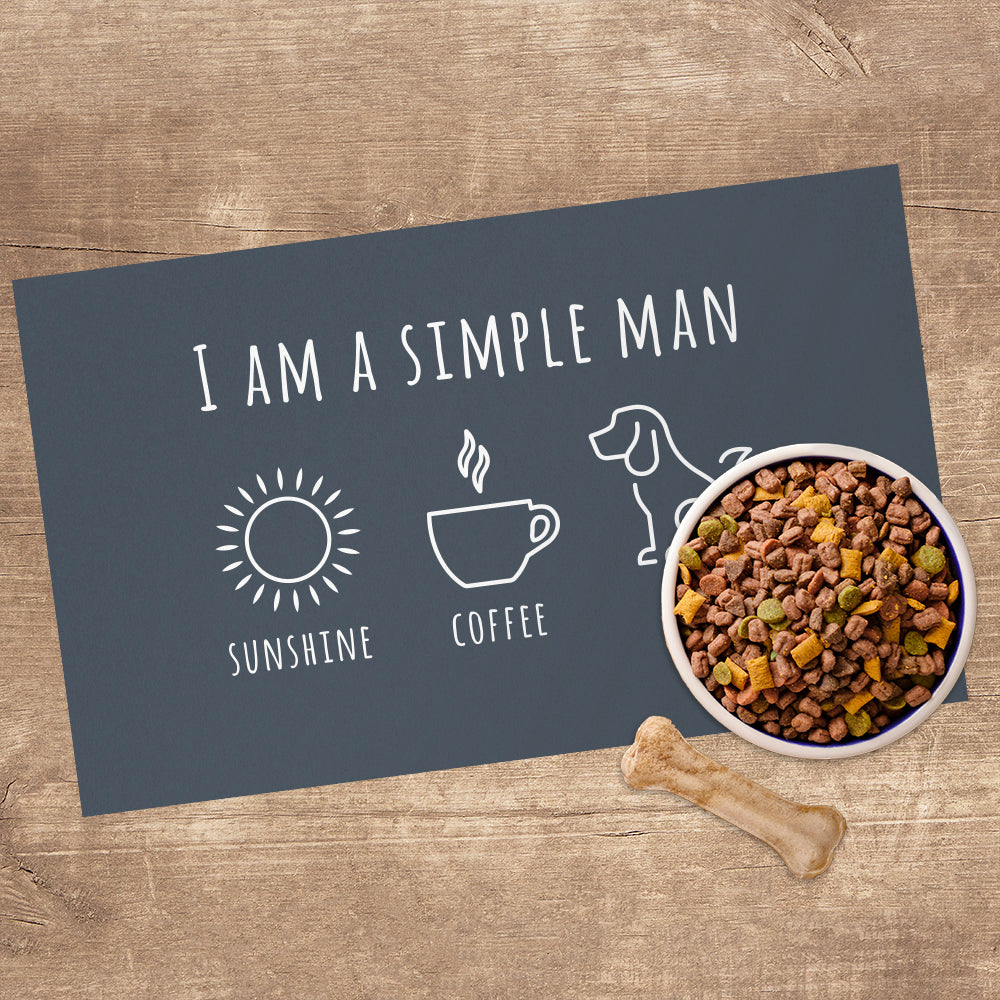 Tapis gamelle vinyle Man