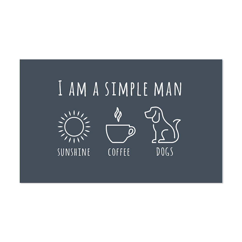 Tapis gamelle vinyle Man