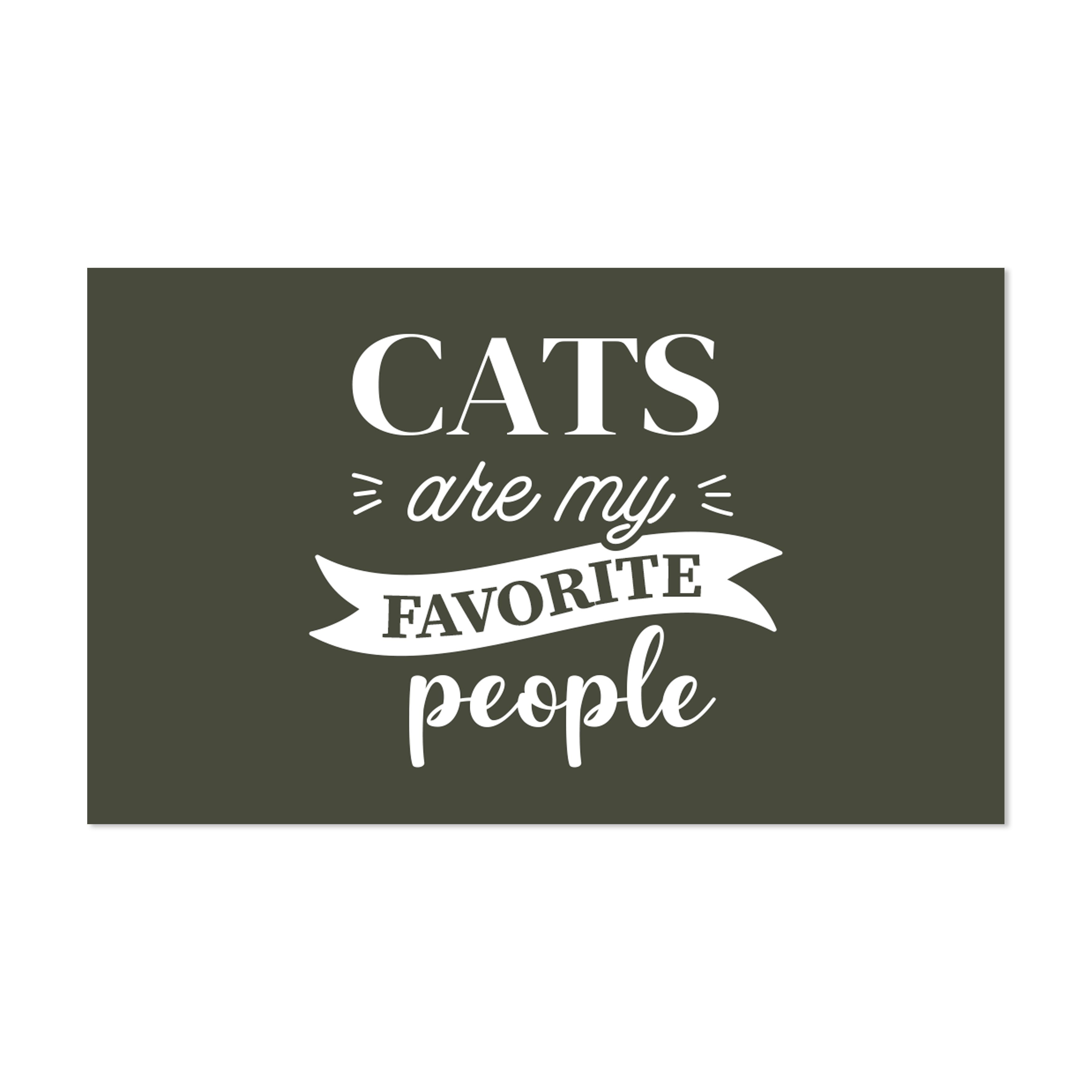 Tapis gamelle vinyle Cats