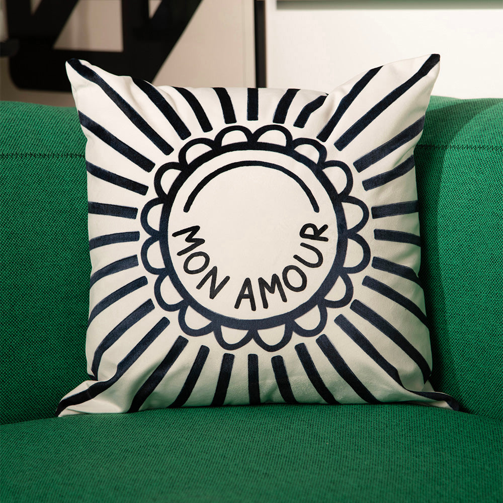 Coussin velours Anena
