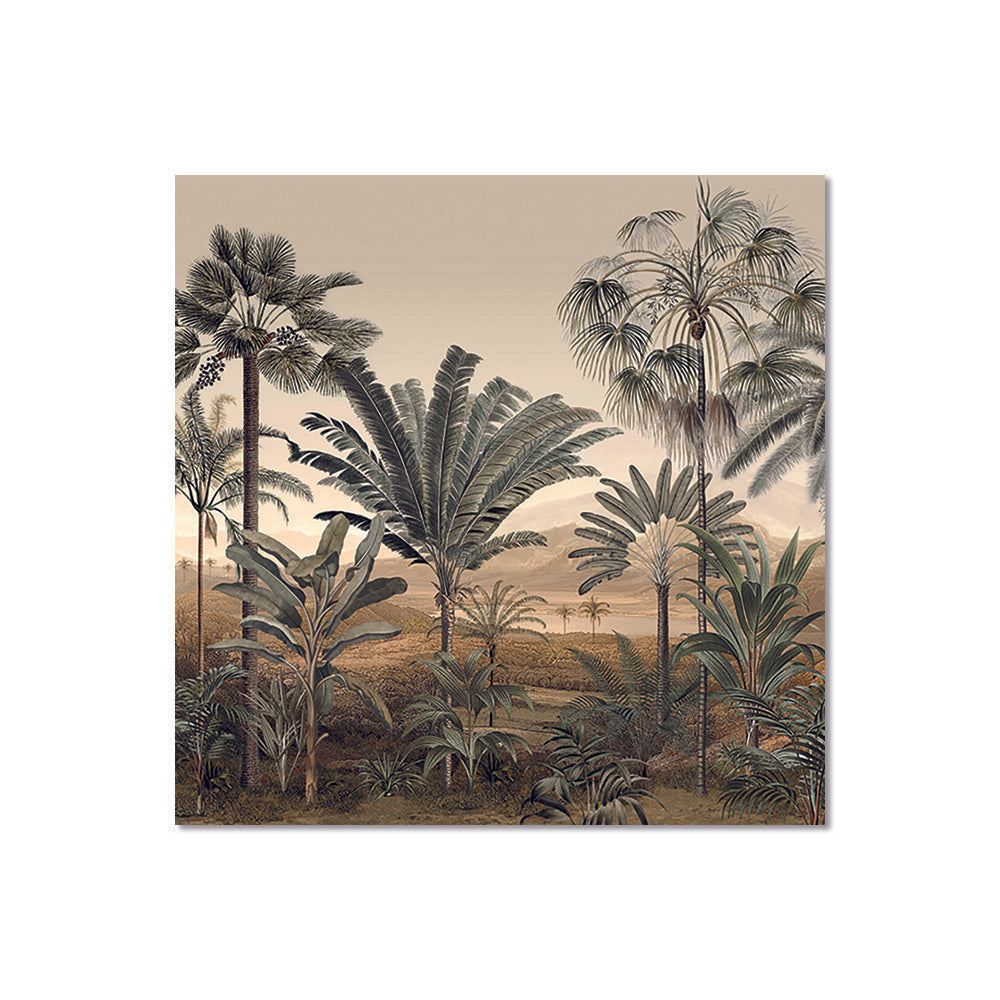 Lot De 6 Dessous De Verre Vinyle Jungle Agamir