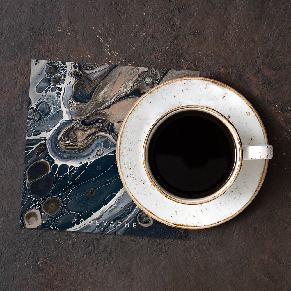 Lot de 6 dessous de verre vinyle Panoma