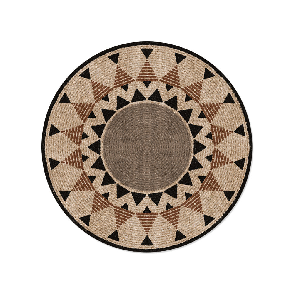 Set de table vinyle design ethnique style osier artisanal fabriqué en France