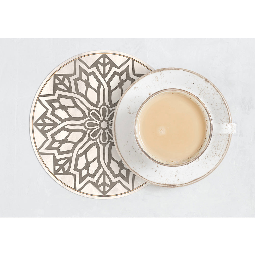 Lot de 6 dessous de verre vinyle Asla