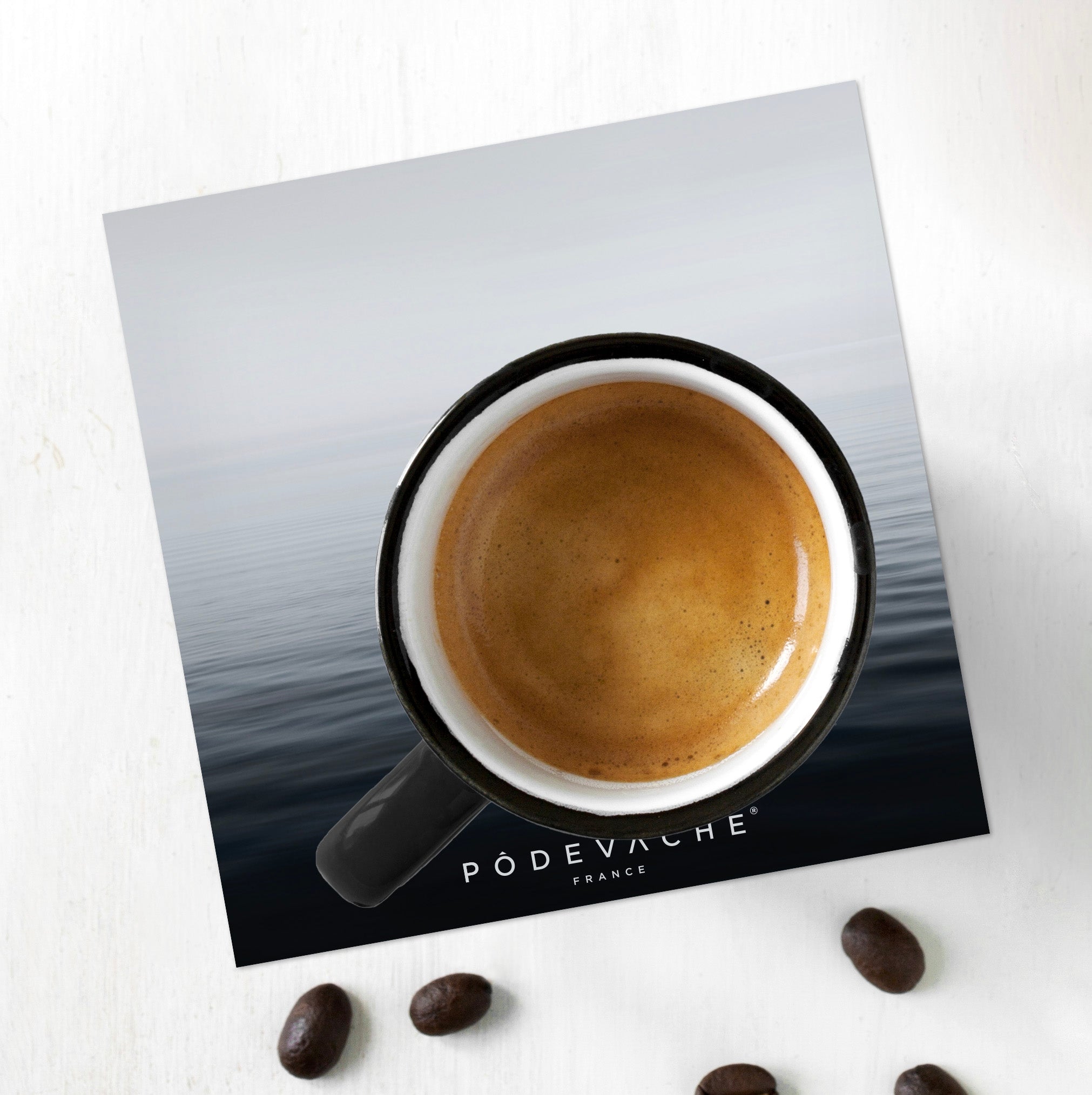 Set of 6 Pass vinyl coasters