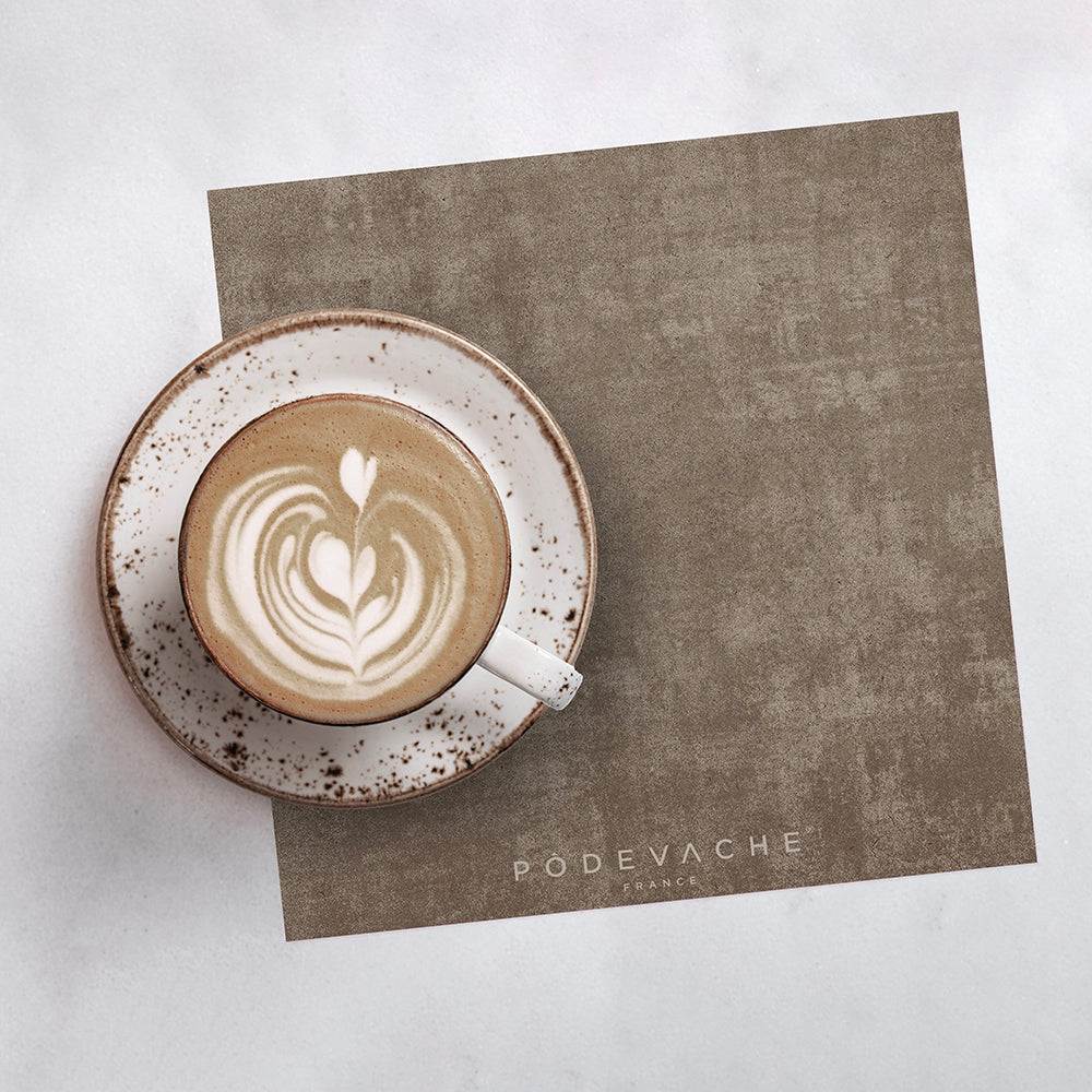 Set of 6 Tiagba vinyl coasters