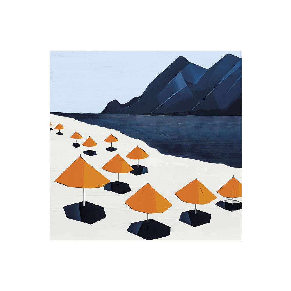 Lot de 6 dessous de verre vinyle Parasola