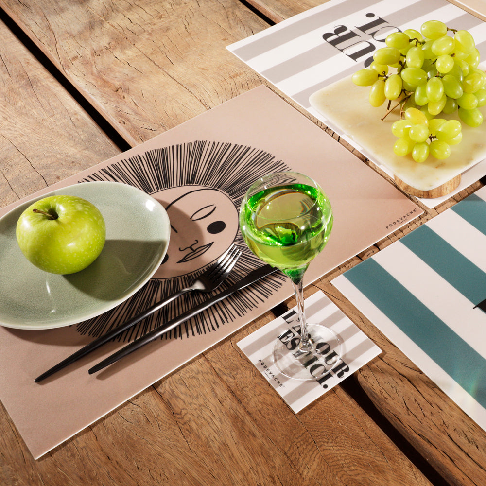 Set de table vinyle Arega