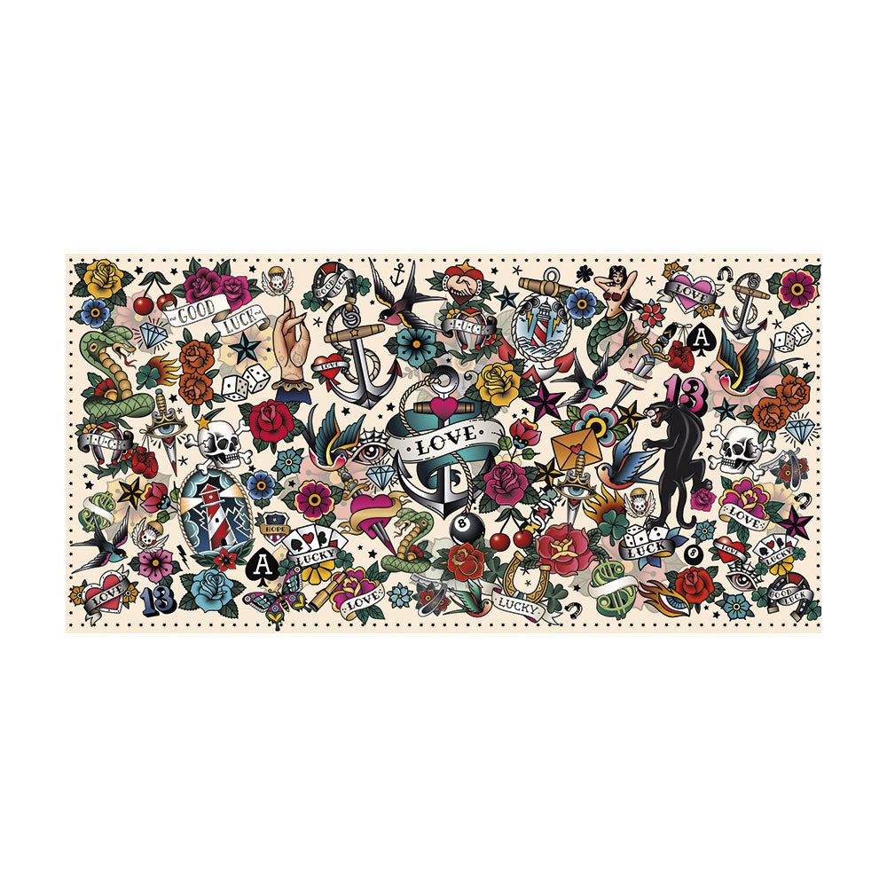 Tattoo Anchor vinyl rug