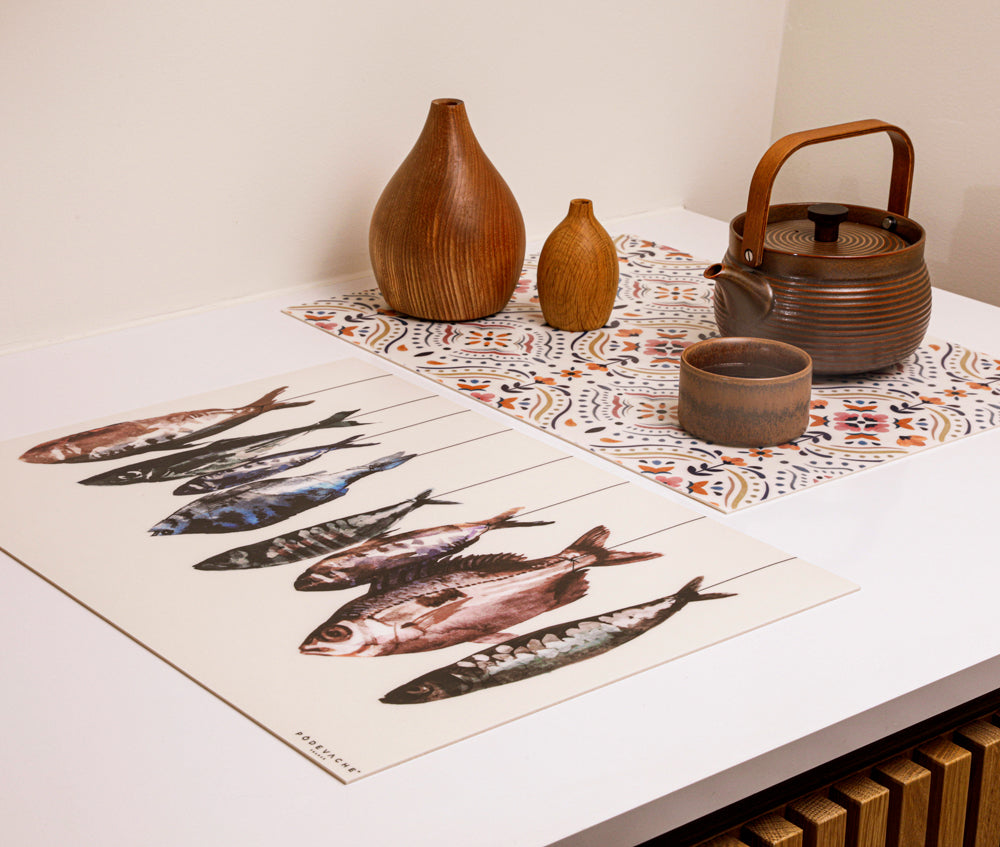 Nubia vinyl placemat