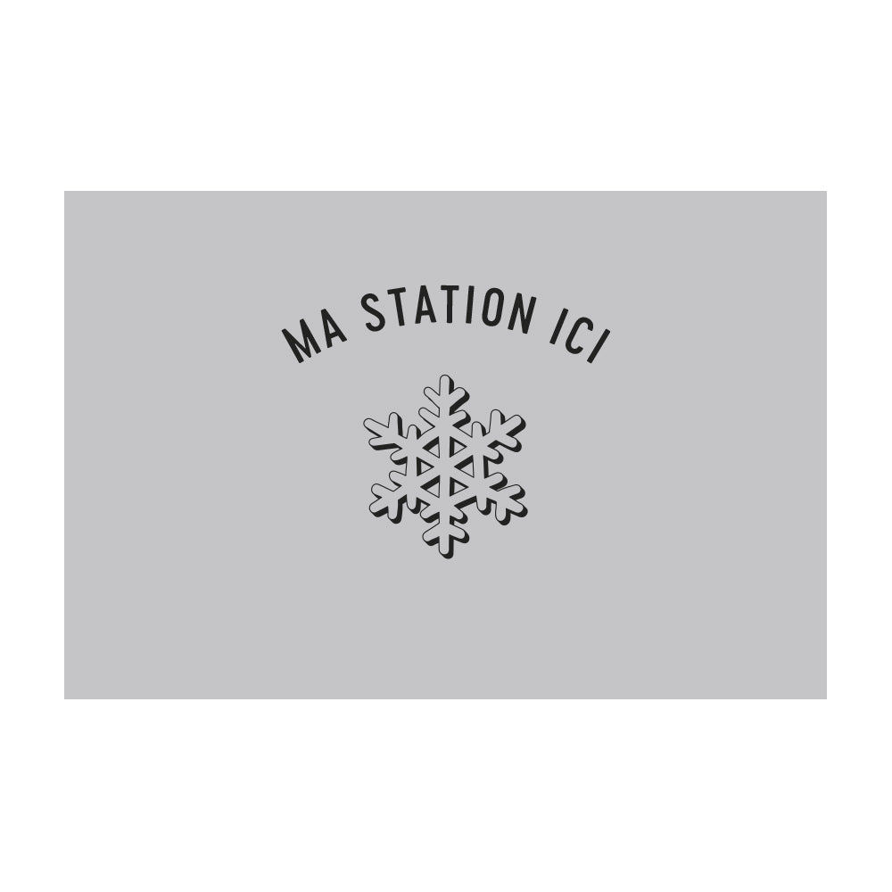 Personalized vinyl carpet Flake Gray