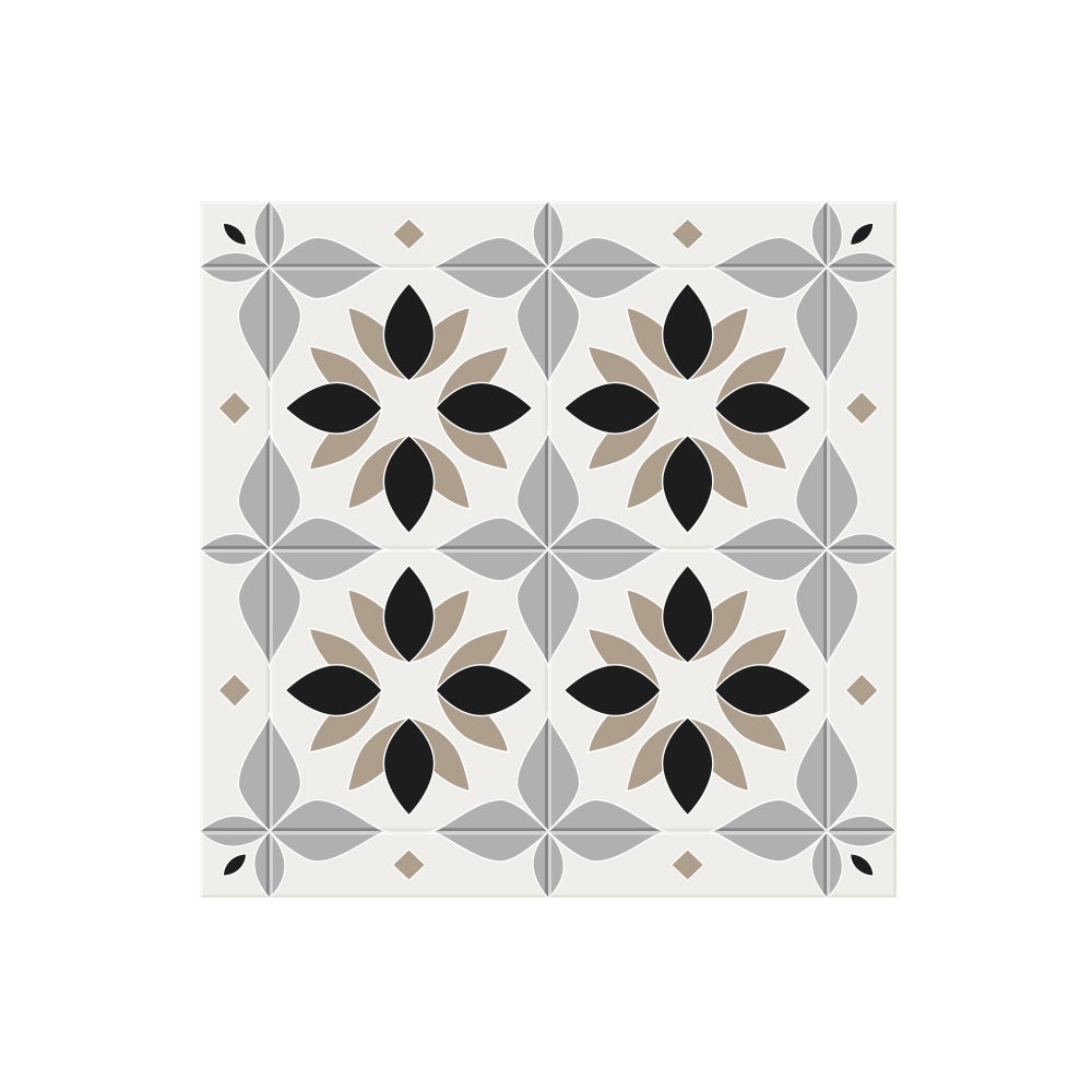 Set of 6 Lisbon vinyl coasters