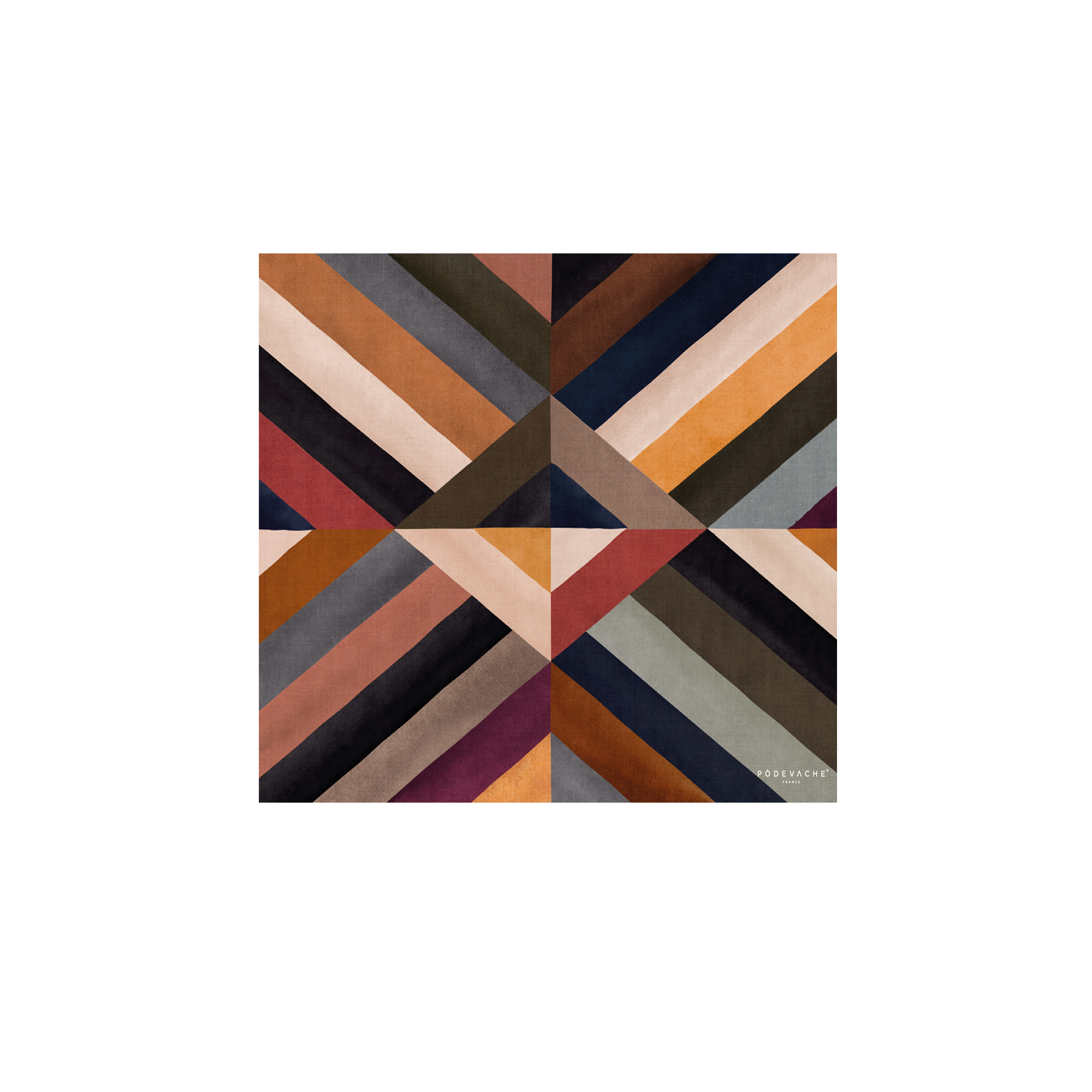 Lot de 6 dessous de verre vinyle James