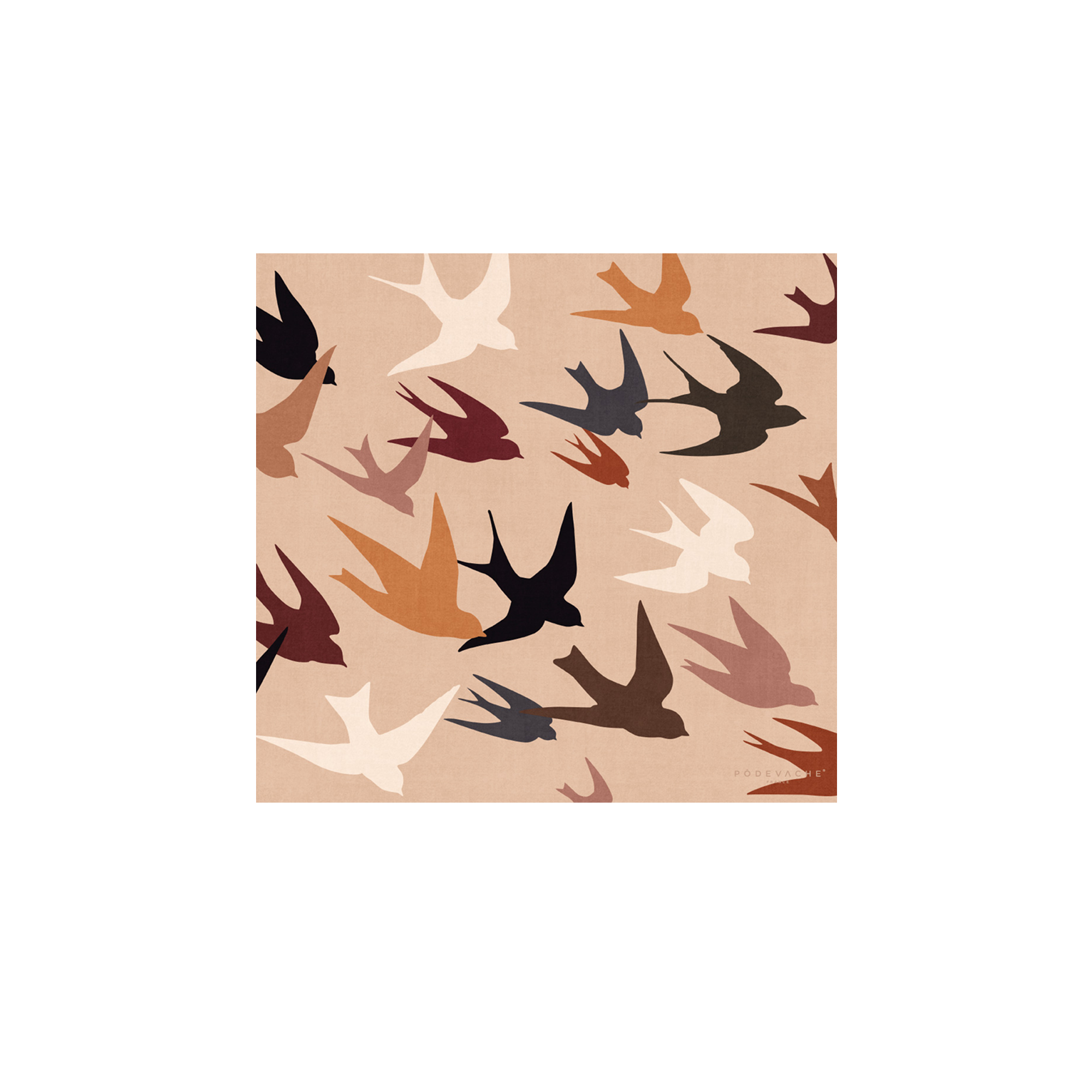 Lot de 6 dessous de verre vinyle Hiro