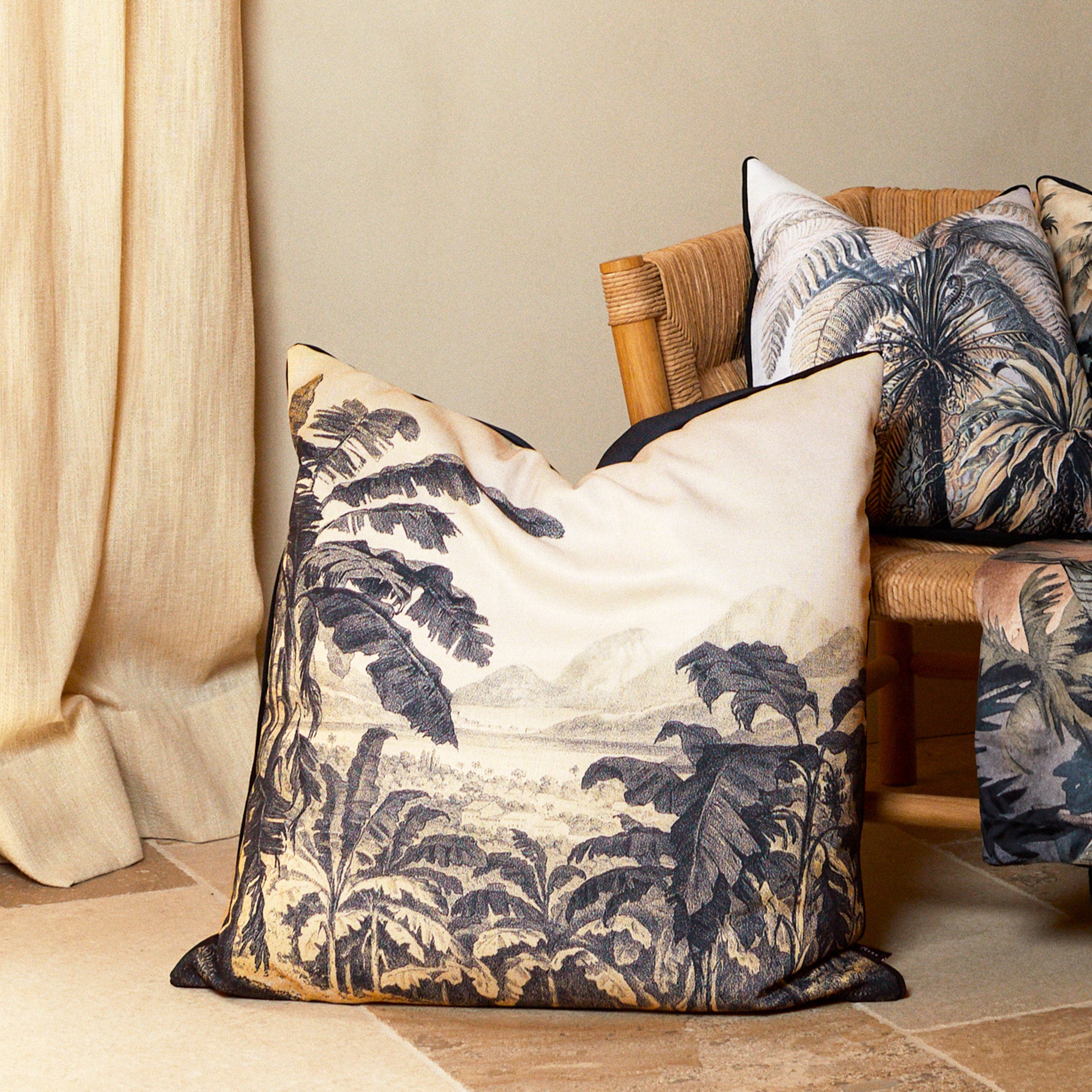 Coussin Lin Jungle Tia