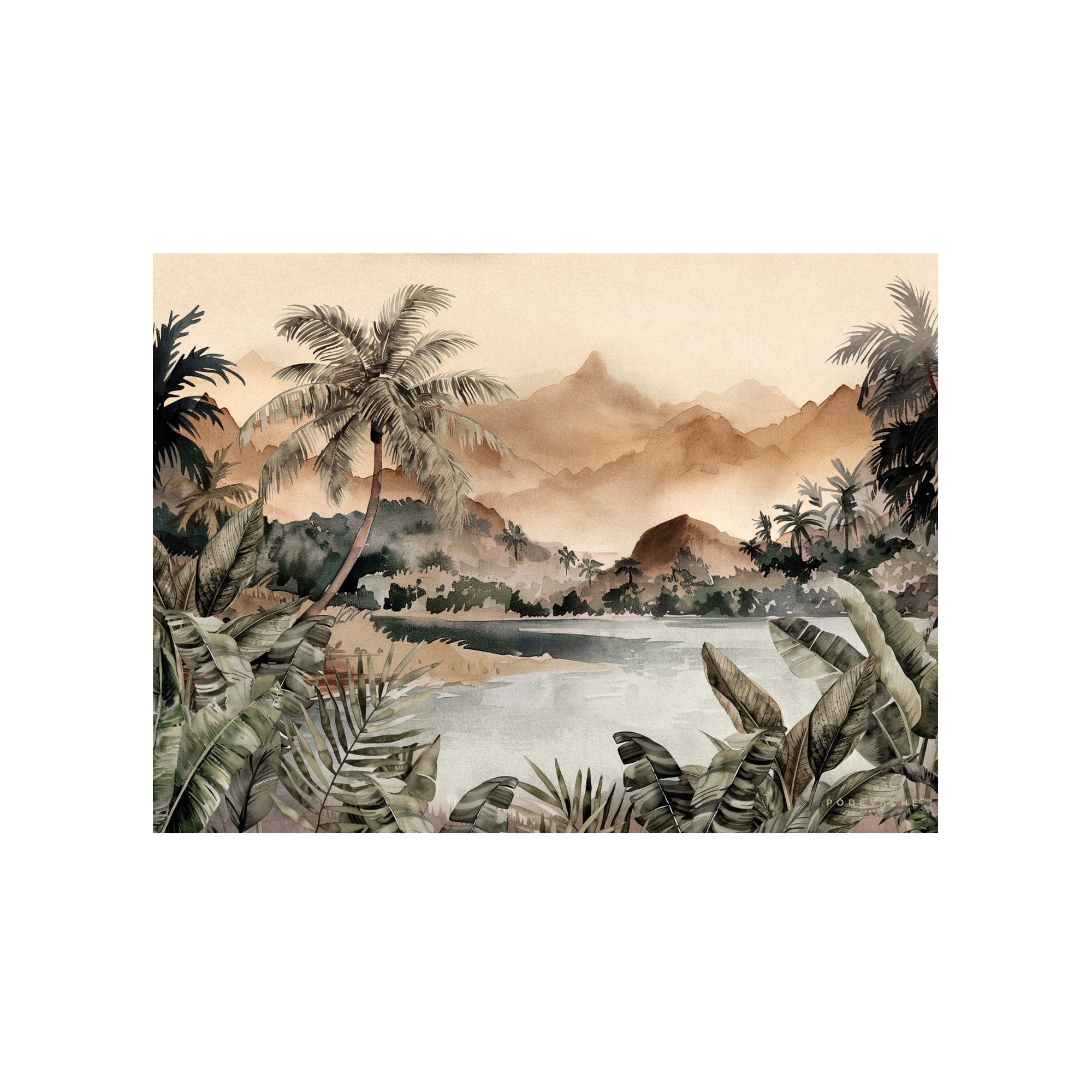 Set De Table Vinyle Jungle Bango