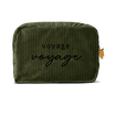 Pochette en velours — modèle brodé Voyage Voyage