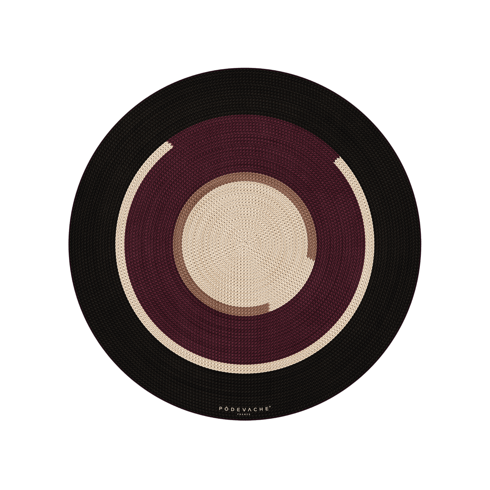 Set of 6 Karunga vinyl coasters