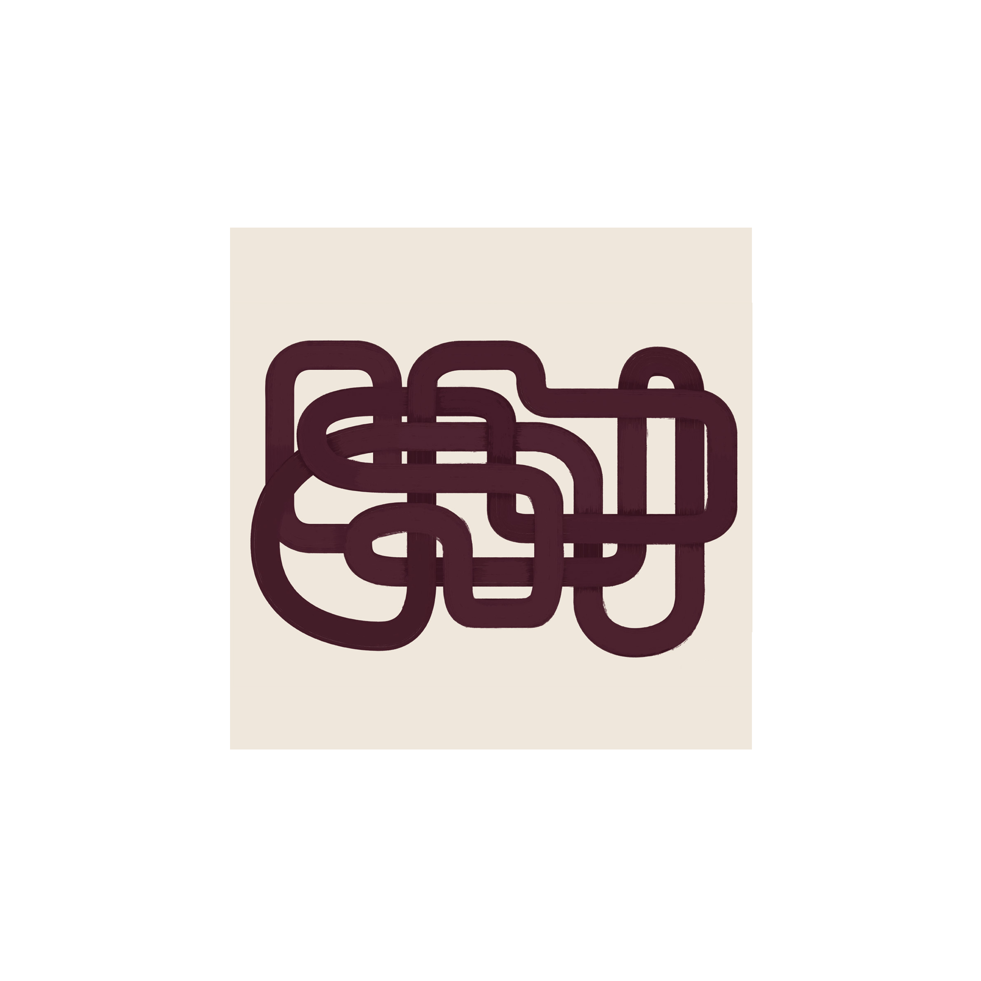 Lot de 6 dessous de verre vinyle Paka