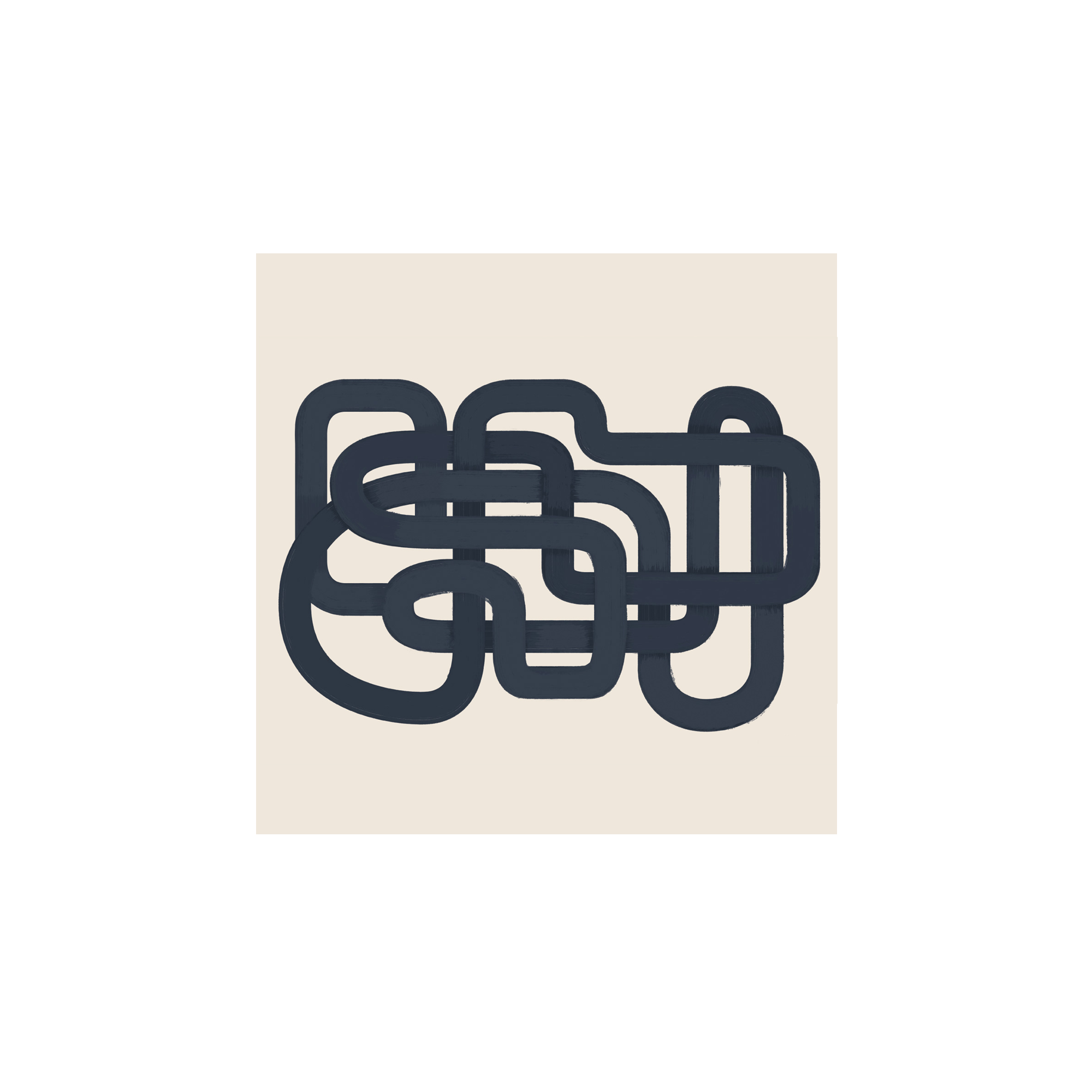 Lot de 6 dessous de verre vinyle Paka