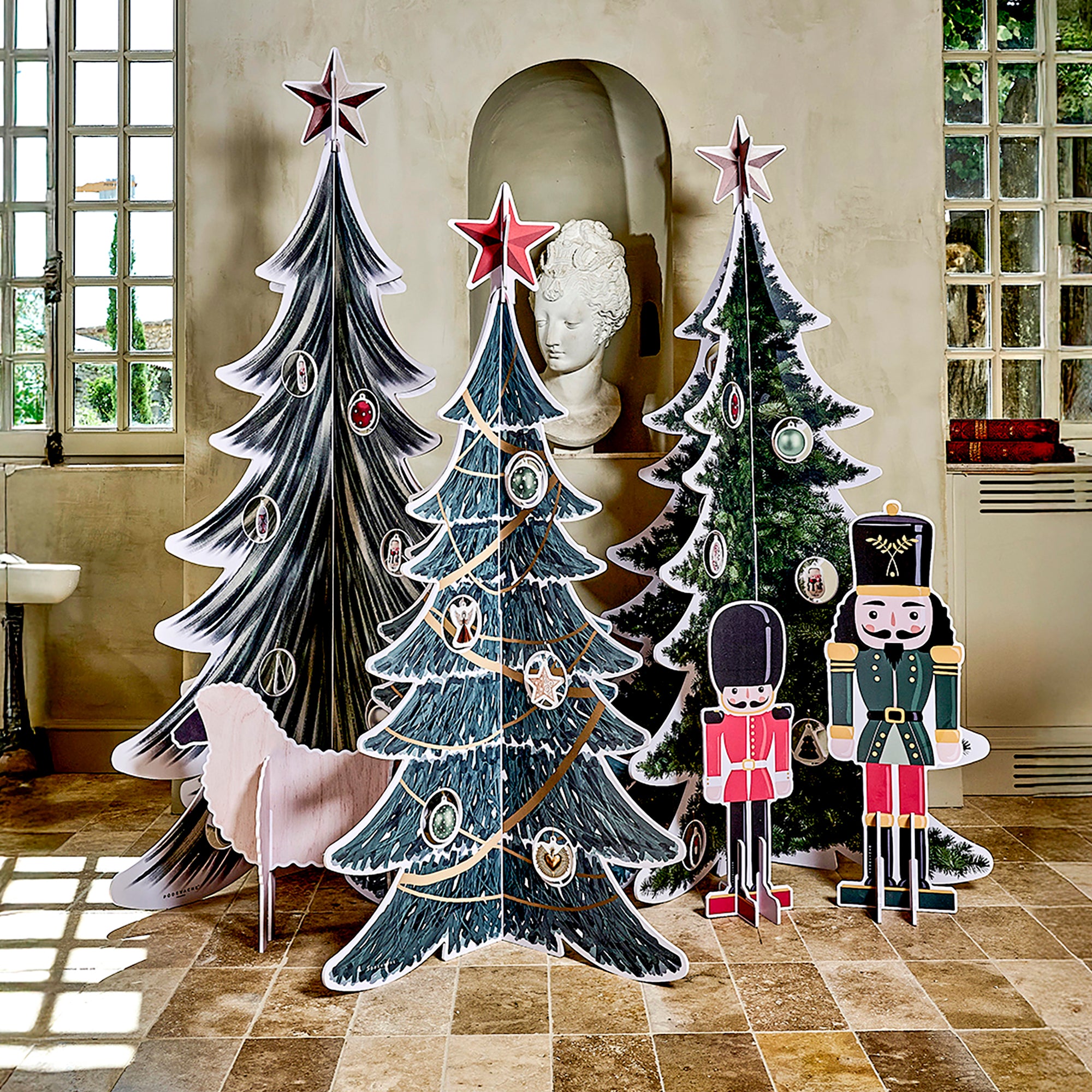 Sapin de Noël PVC Classique XL