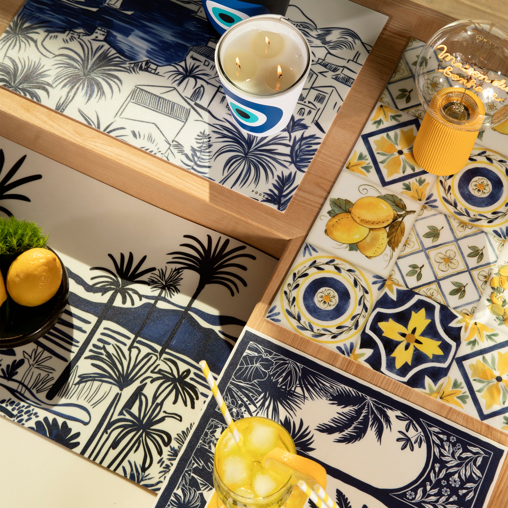 Set de table vinyle Corfou