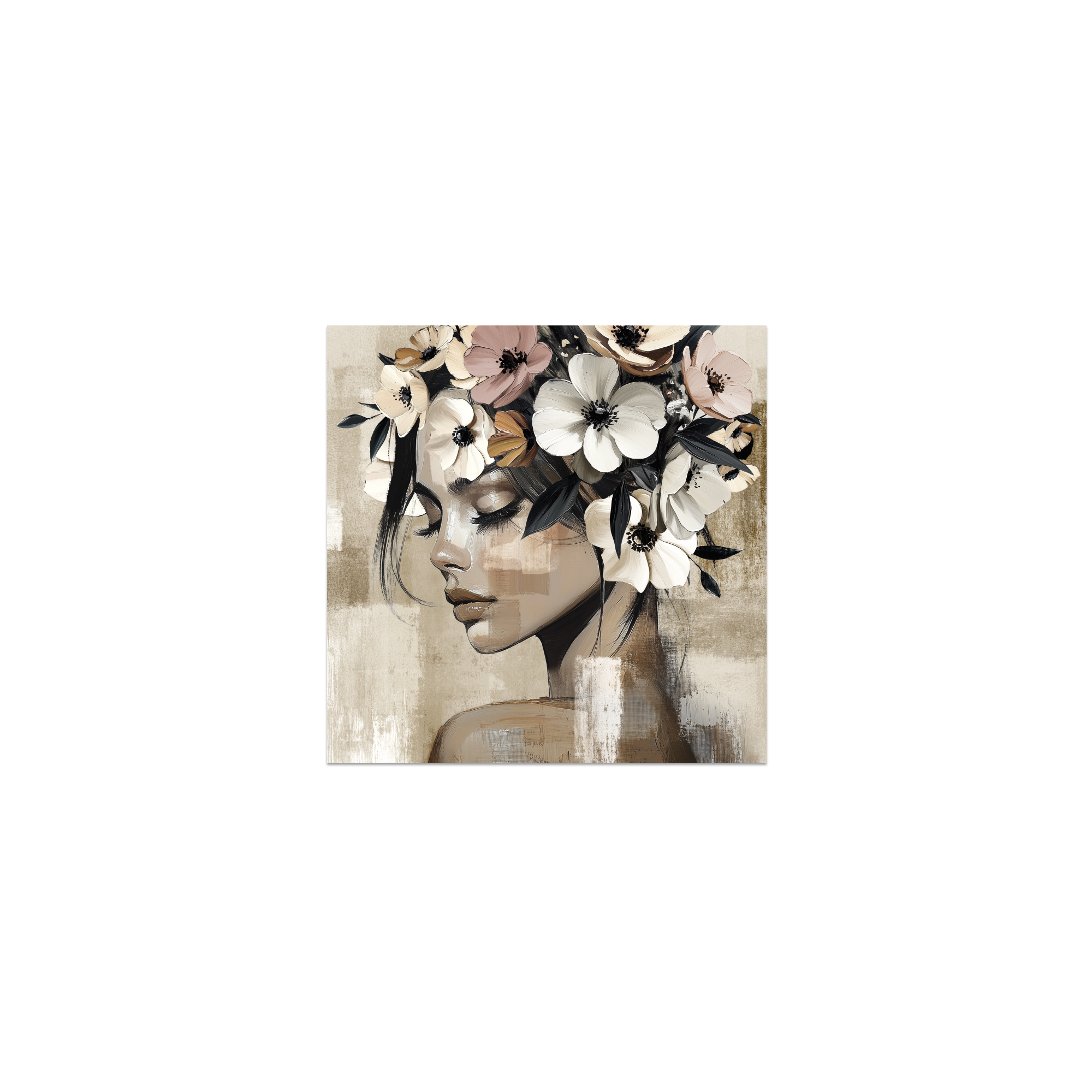 Lot de 6 dessous de verre vinyle Aly