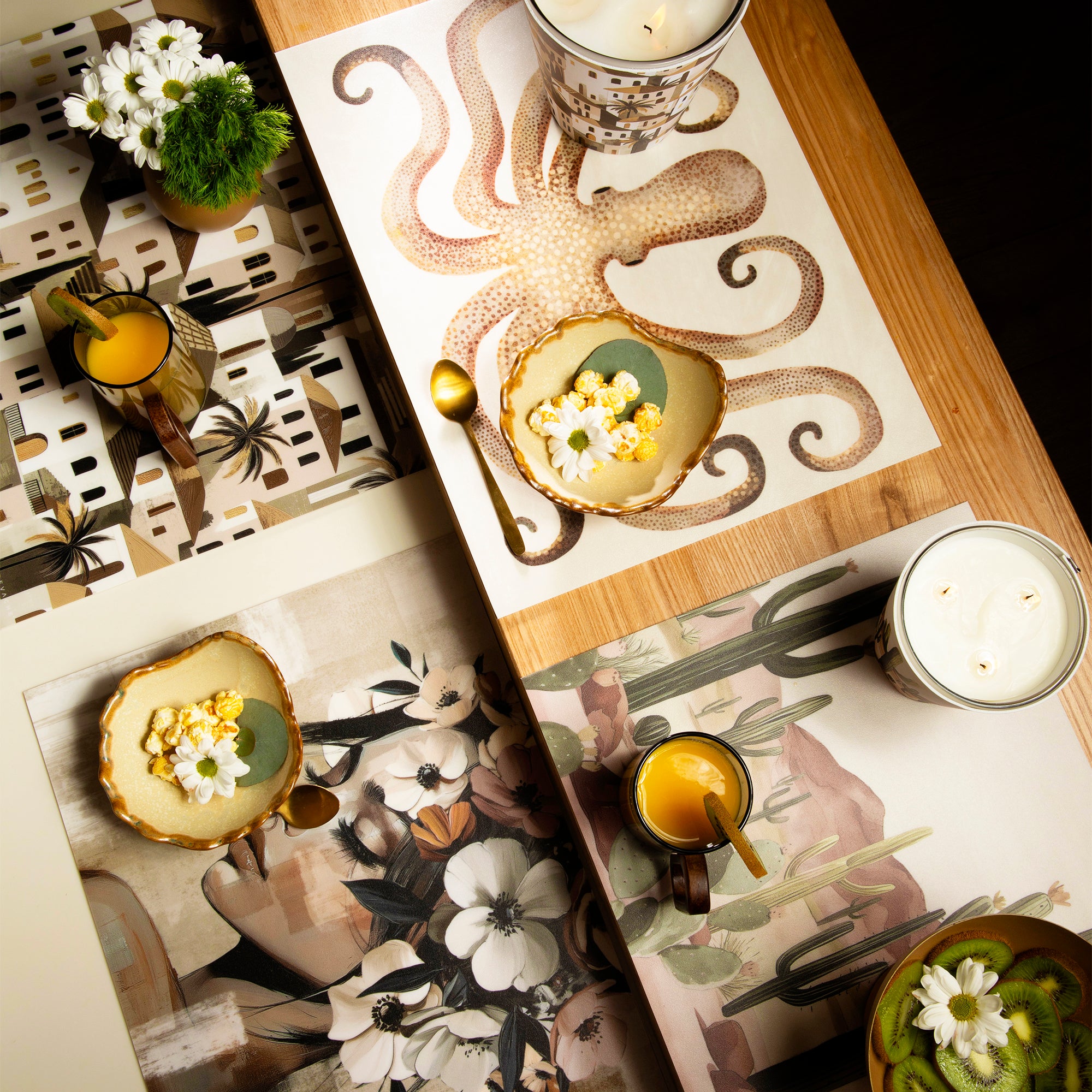 Set De Table Vinyle Cactus Glory