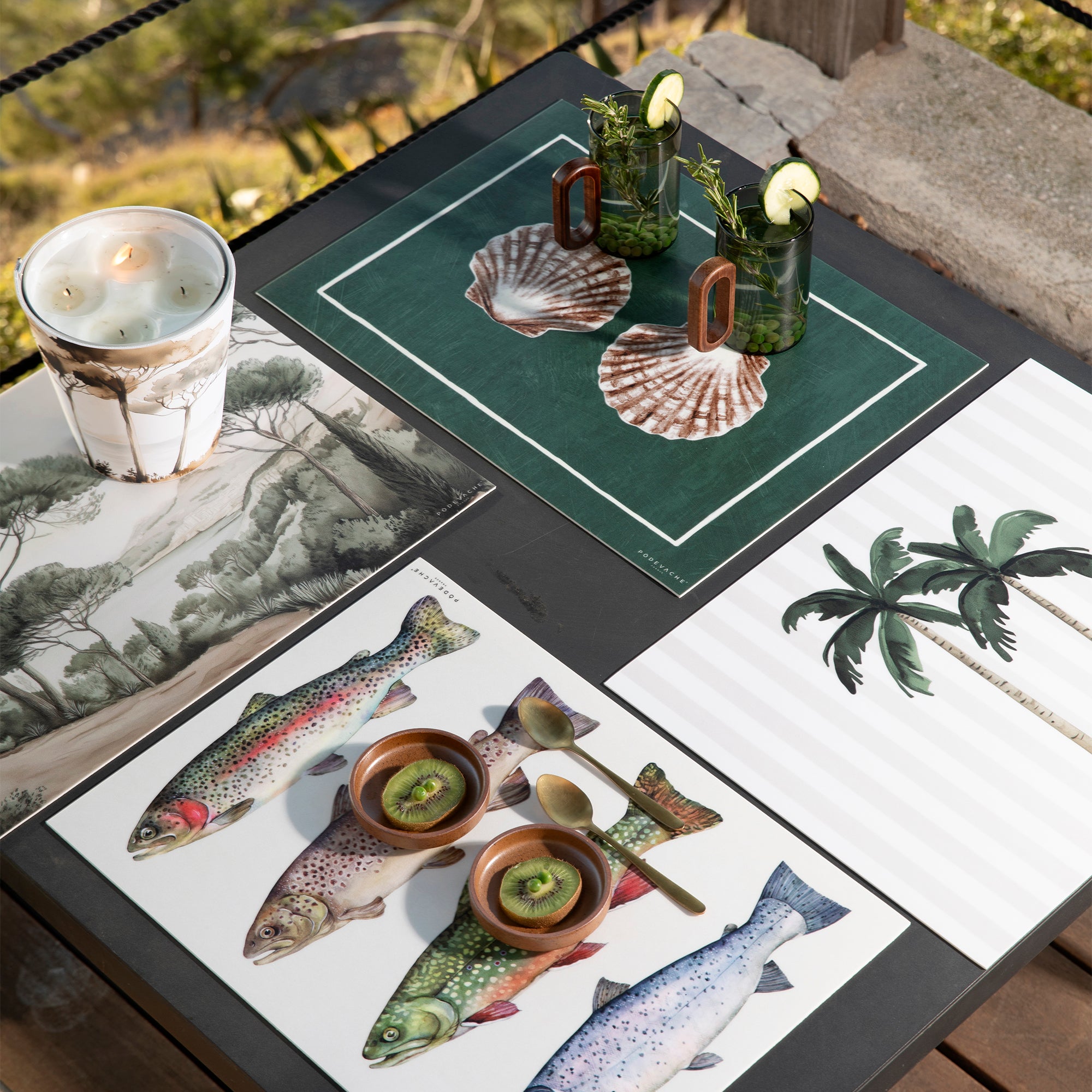 Set De Table Vinyle Jungle Liouquet