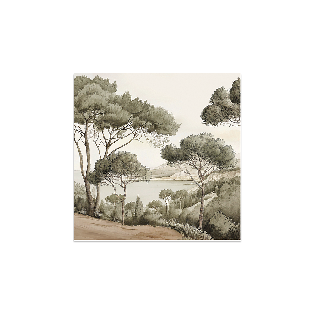 Lot De 6 Dessous De Verre Vinyle Jungle Liouquet