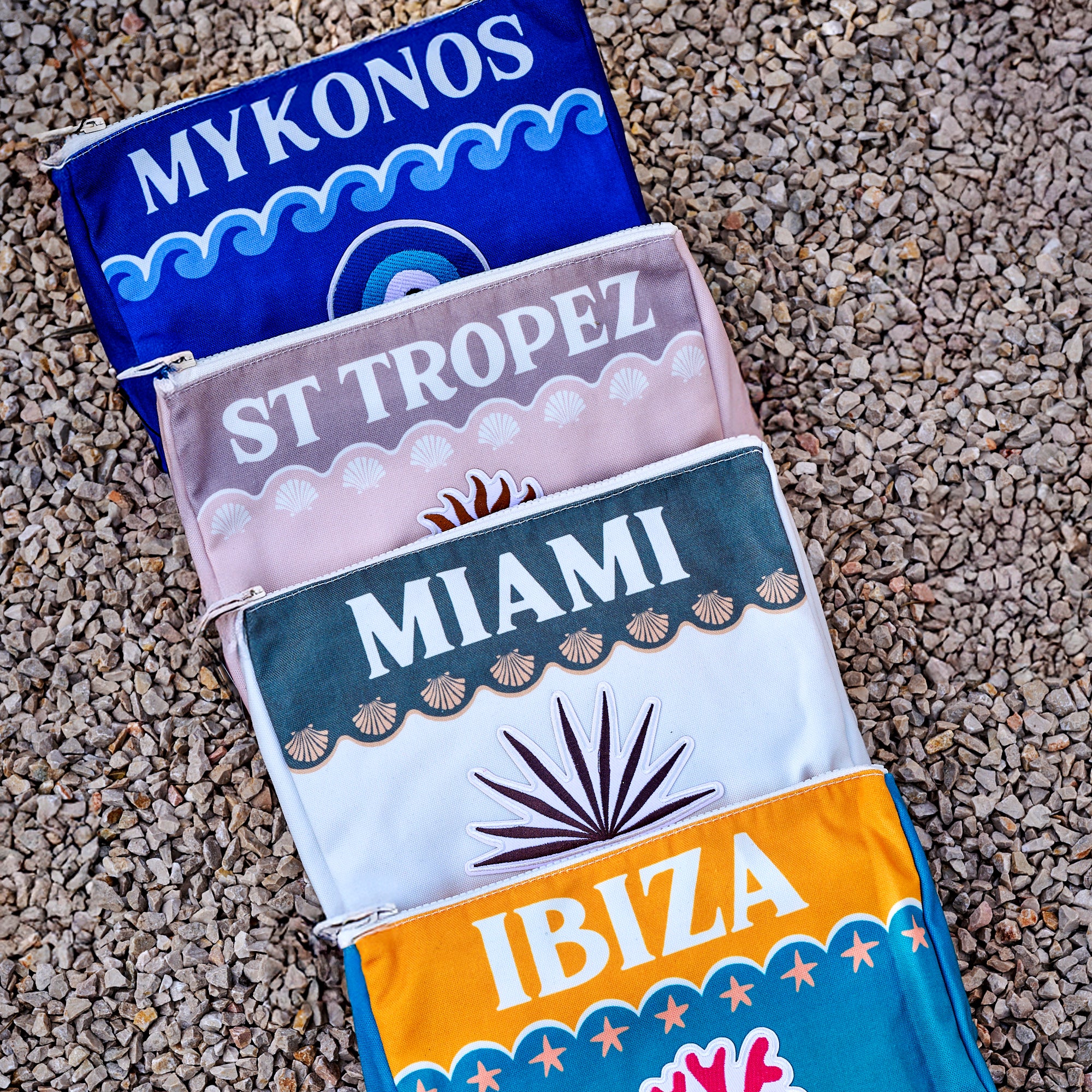 Pochette brodée St Tropez