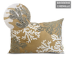 Coussin extérieur brodé Rika