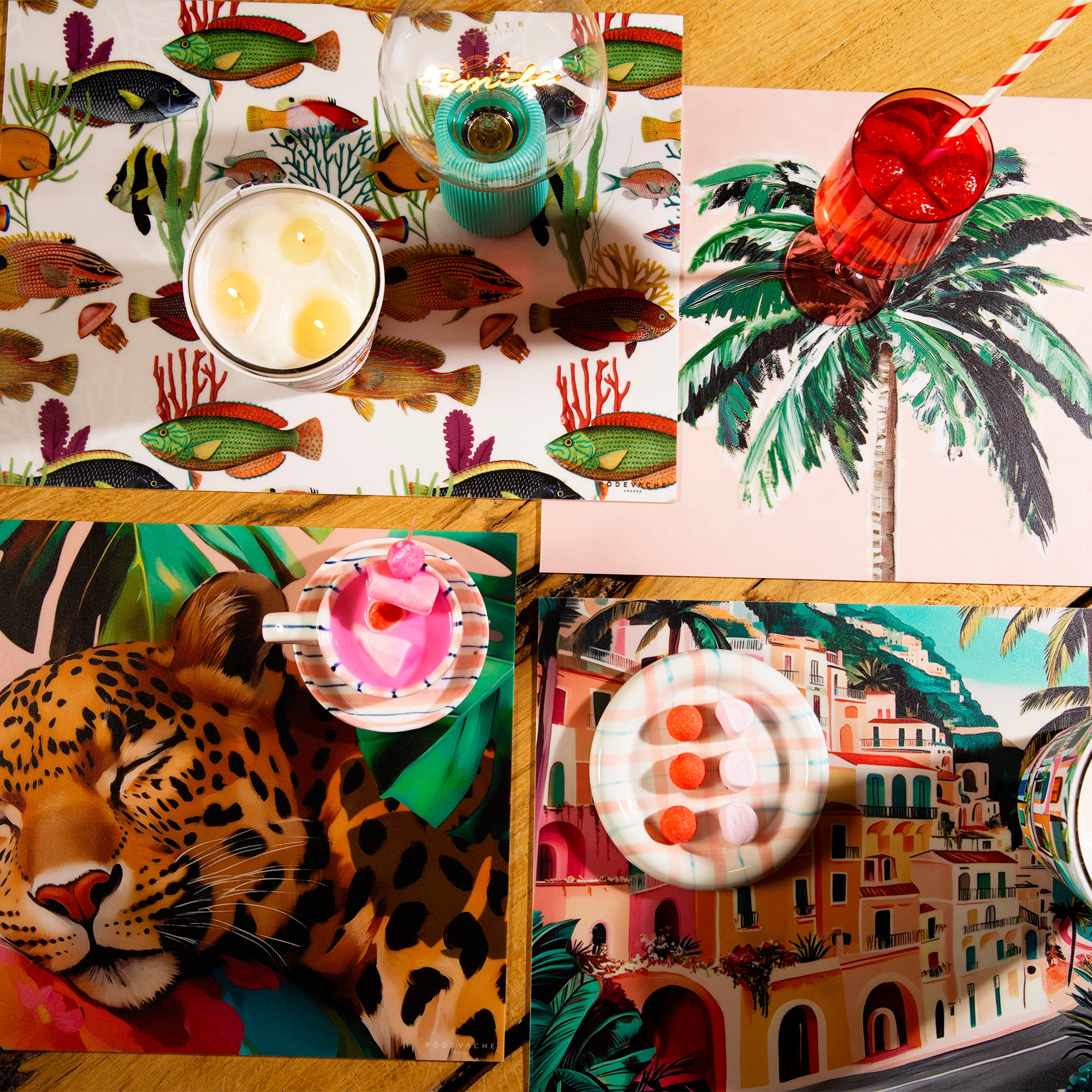 Set de table vinyle Aquila