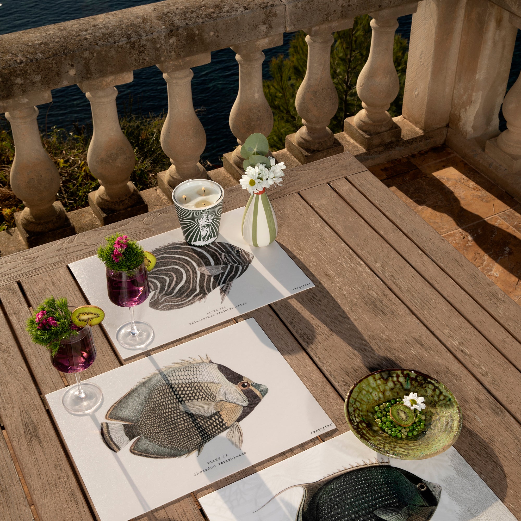 Set de table vinyle Fossette