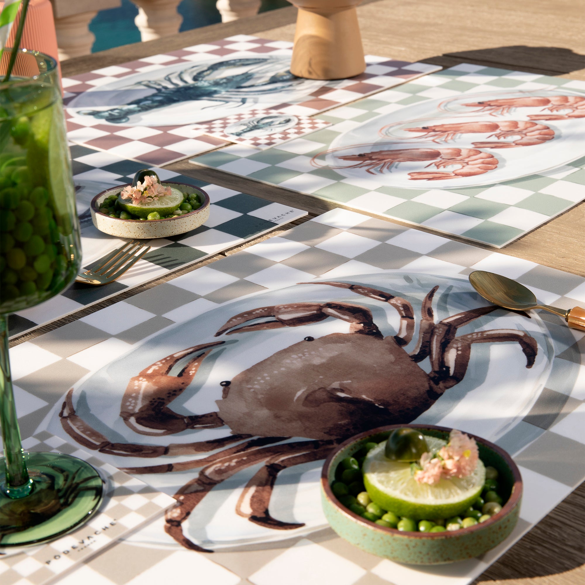 Set de table vinyle Menton