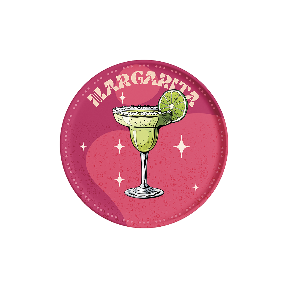 Lot de 6 dessous de verre vinyle Margarita