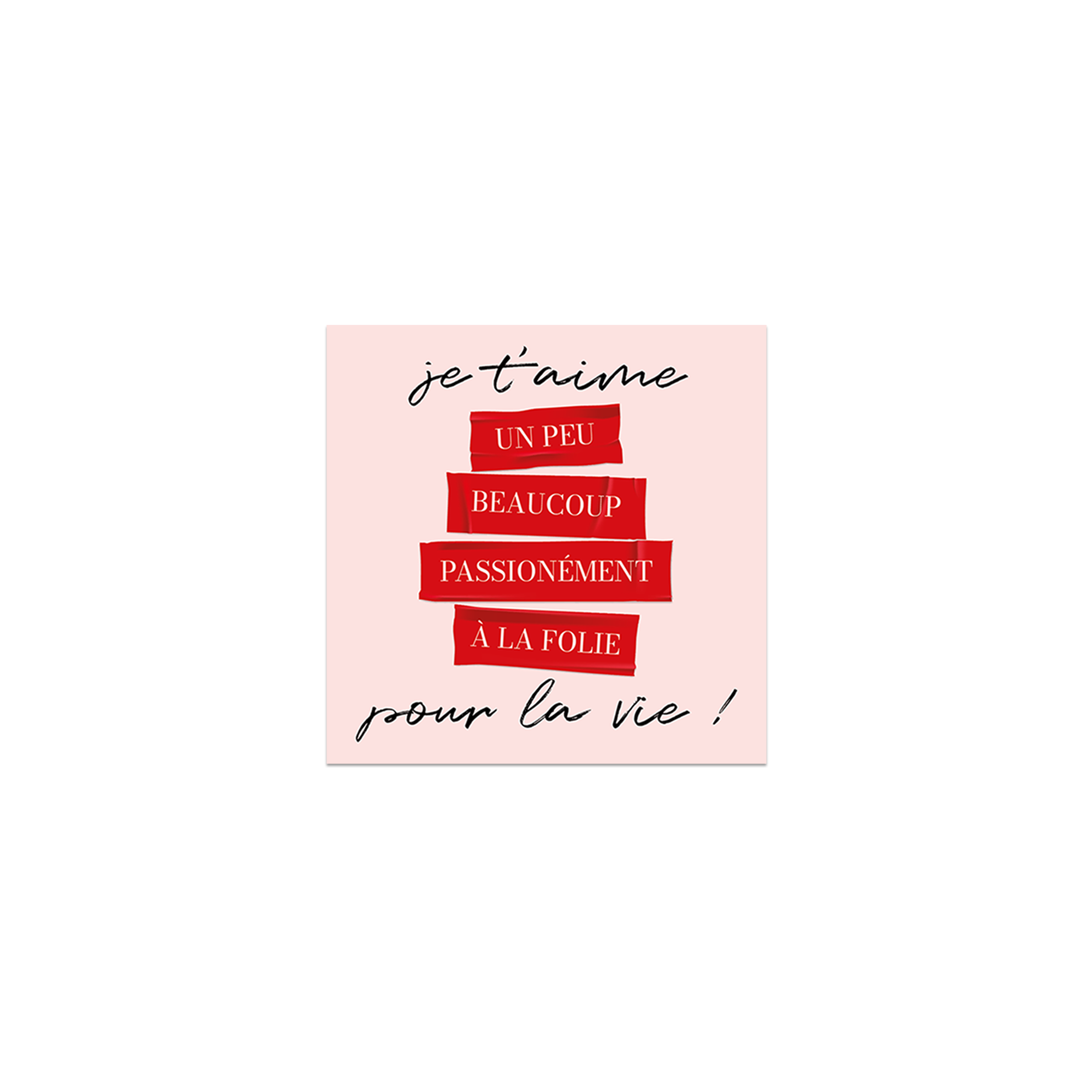 Lot de 6 dessous de verre vinyle Flamia