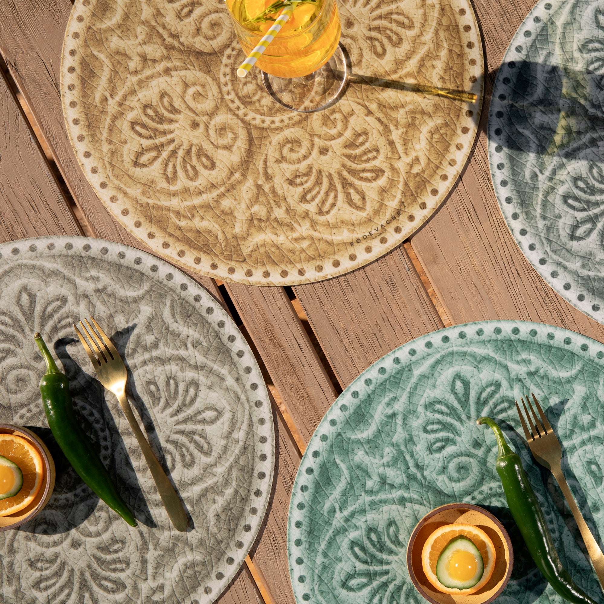 Ambory vinyl placemat