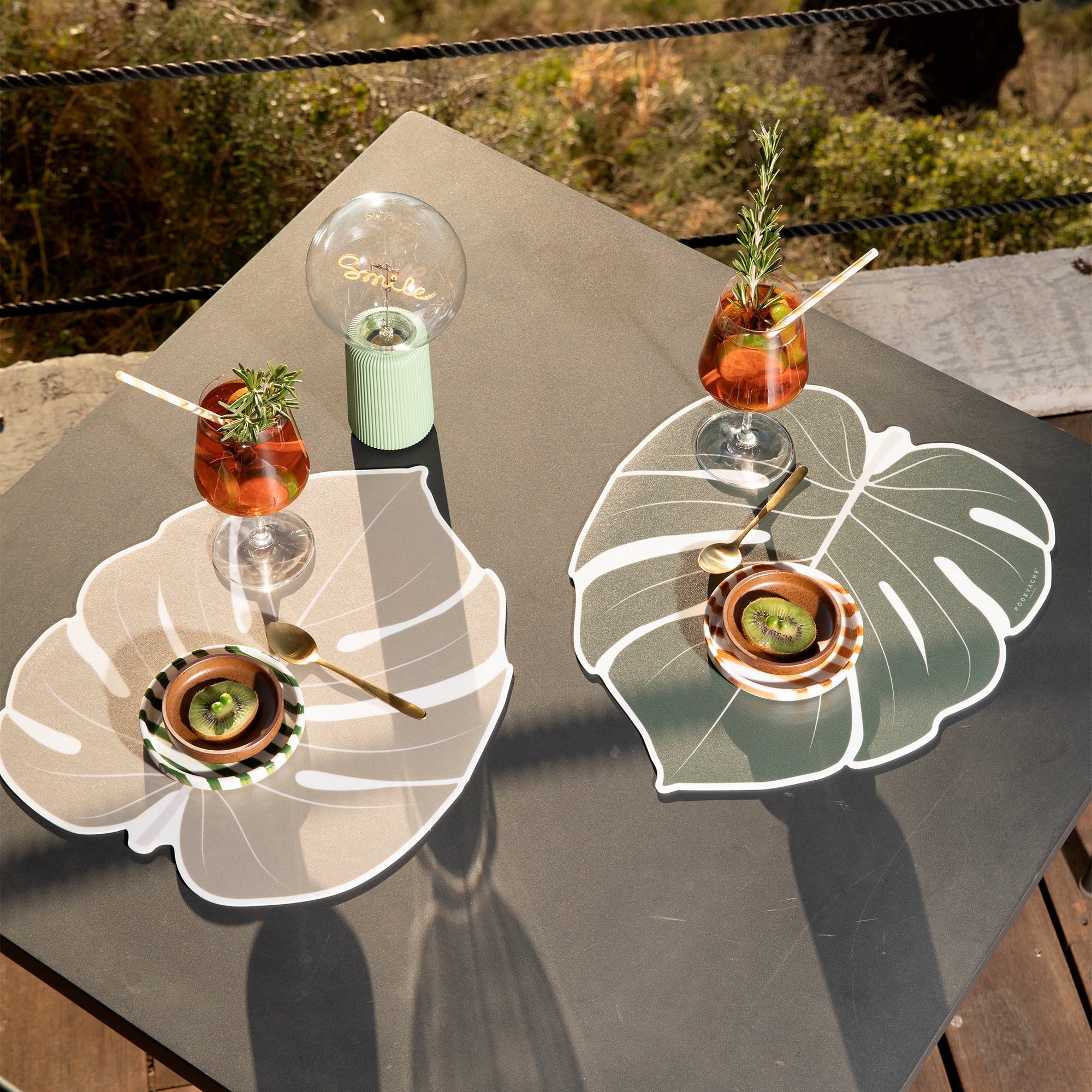 Set de table vinyle Monstera