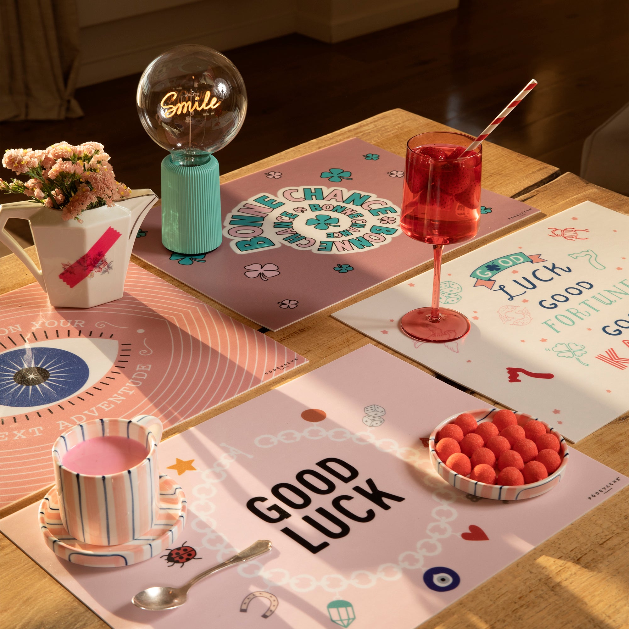 Set de table vinyle Swan