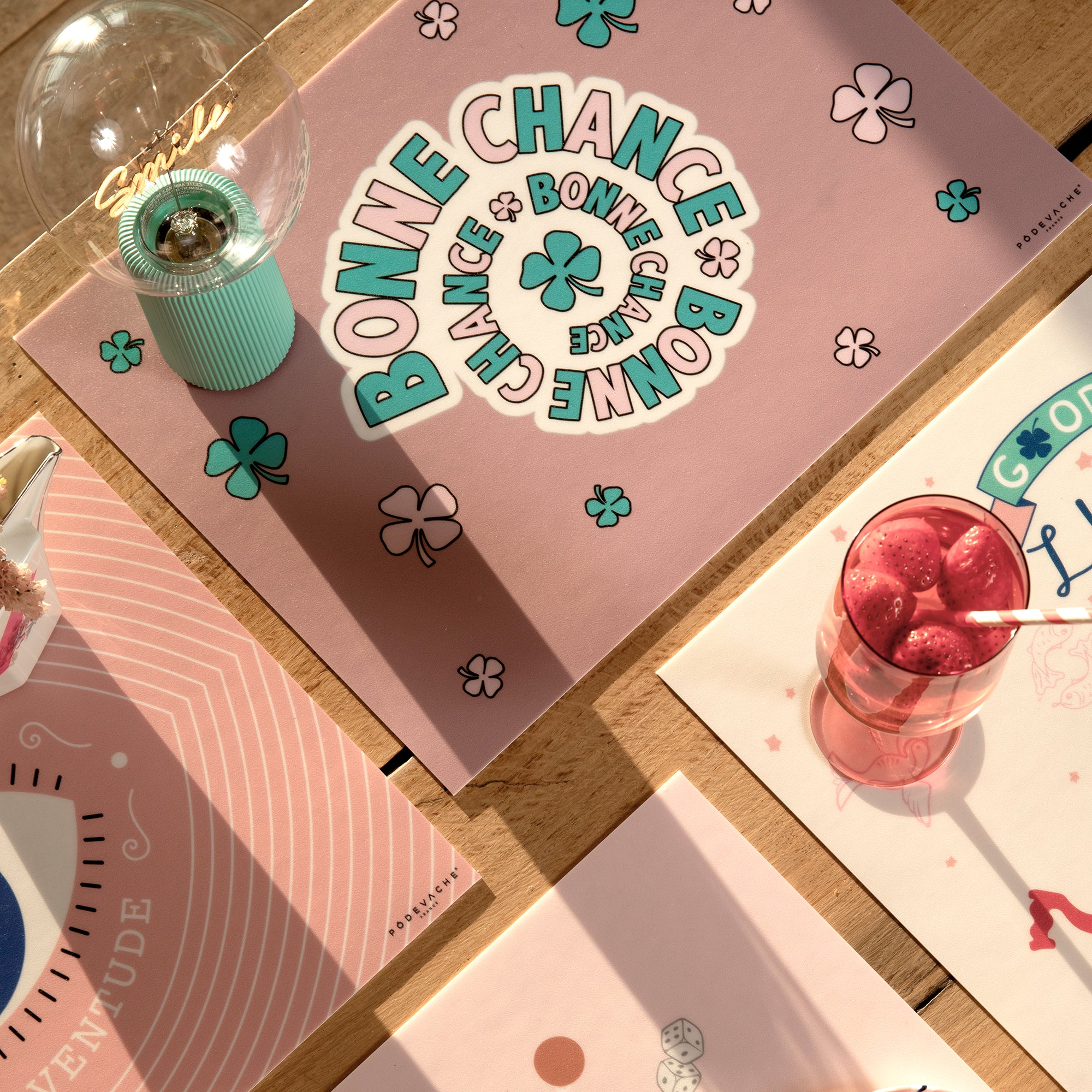 Set de table vinyle Swan