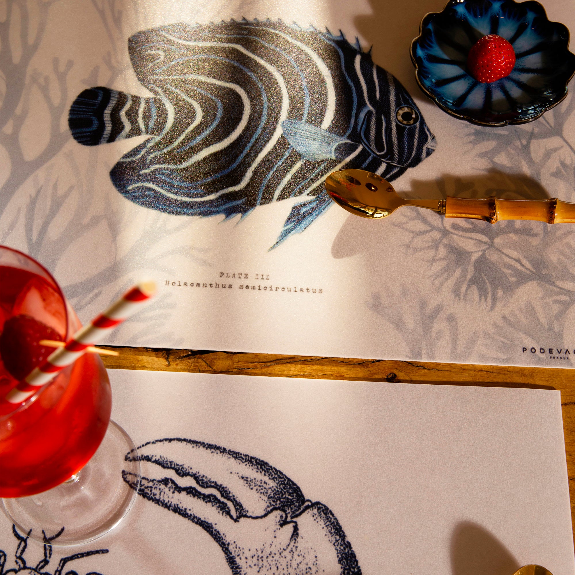 Set de table vinyle Sireno