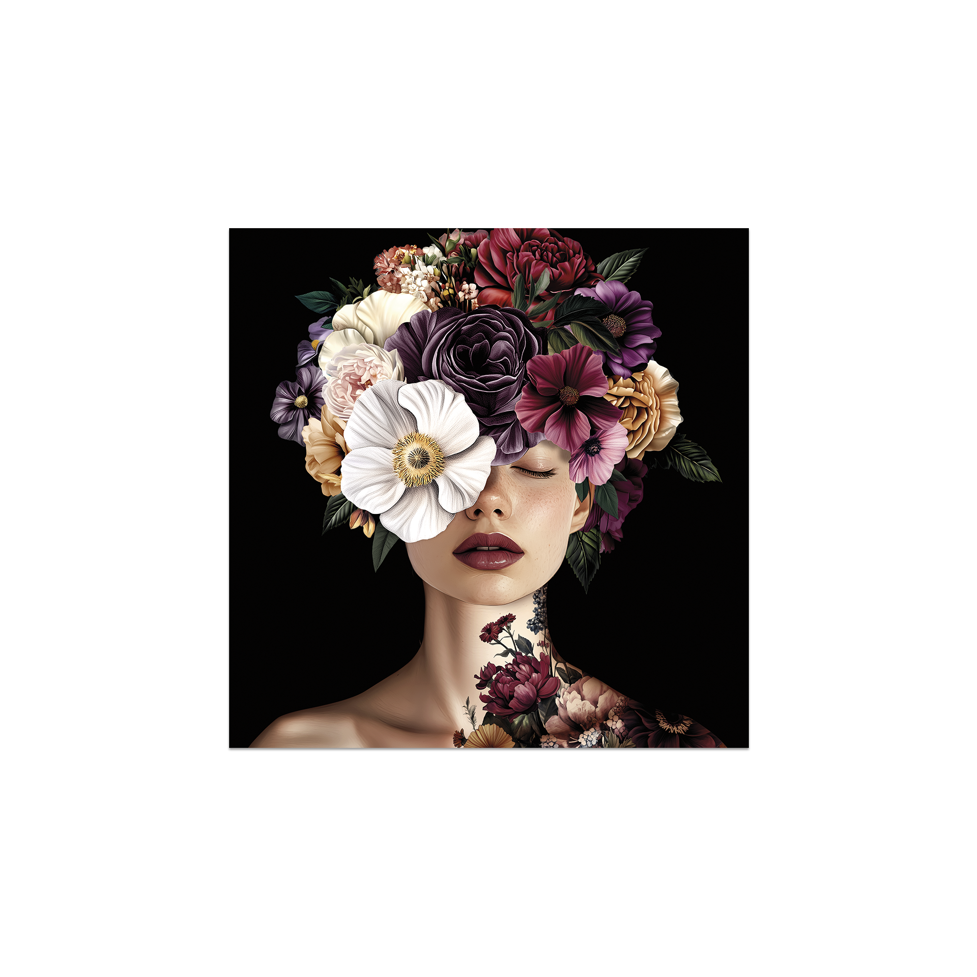 Lot de 6 dessous de verre vinyle Pienza