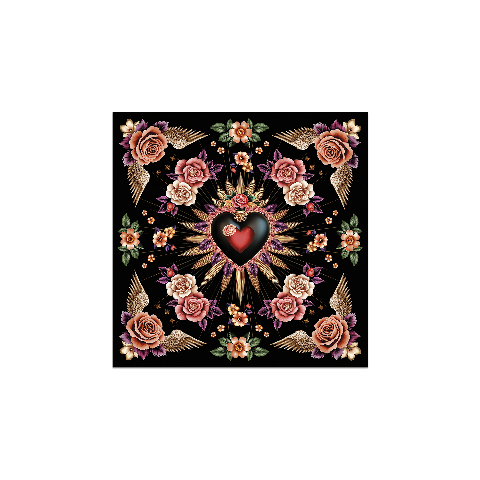 Lot De 6 Dessous De Verre Vinyle Ex Voto Cartone